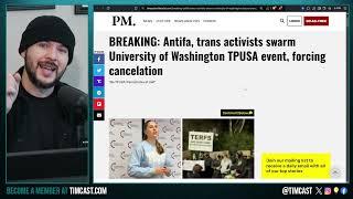 ANTIFA IS BACK, Far Left ATTACKS TPUSA Event After Trump Signs TWO GENDER Executive Order