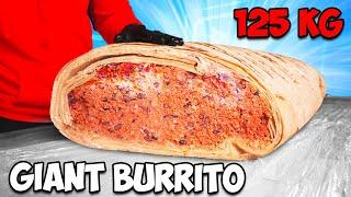 Giant 275-Pound Burrito | How to Make The World’s Largest DIY Burrito by VANZAI