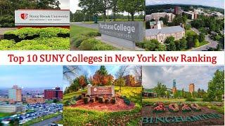 Top 10 SUNY Colleges in New York New Ranking