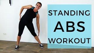 20 Minute Standing Abs Workout to Flatten your Belly – Belly Fat Burning Exercises – No Equipment