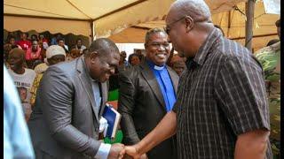 MR MAHAMA'S MEETING WITH CHURCH LEADERS AND MUSLIMS LEADERS IN HO WAS VERY SUCCESSFUL TODAY