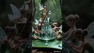 ‍️ "Micro Fairies Crafting a Dewdrop Palace: A Magical Morning Masterpiece! "