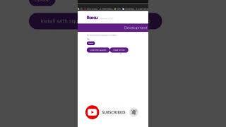 ROKU DEVELOPER MODE UNLOCK LOAD CUSTOM THIRD PARTY APPS #shortsvideo #shorts #short #roku #techtips