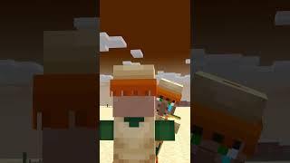 Herobrine Save Monsters from Lava Ft Villager (Pastlive-sapientdream) #minecraft #shorts