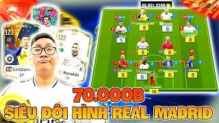 Cầm 70.000 Tỷ ILF Xây Dựng Top Đội Hình Real Madrid KHỦNG NHẤT FC ONLINE: Song Ronaldo & BALE BTB +8