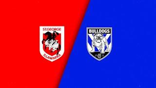 NRL Full Match Replay 2025 | St. George Illawarra Dragons v. Canterbury-Bankstown Bulldogs | Round 1