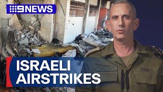 Israel claims Gaza school targeted in missile strike was being used by terrorists | 9 News Australia