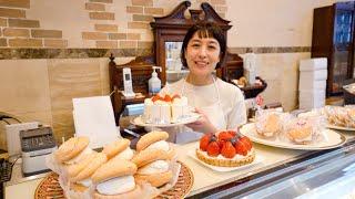 Cake shop run by a beautiful Japanese woman.