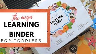 Toddler Learning folder- The ultimate bundle | mega Learning binder