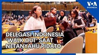 Delegasi Indonesia 'Walk Out' Saat Netanyahu Pidato di PBB