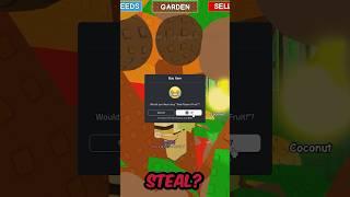 When You Stop Farming… and Start STEALING  #roblox #growyourgarden #trolling