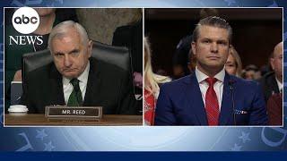 Sen. Reed to Pete Hegseth: ‘I do not believe that you are qualified’