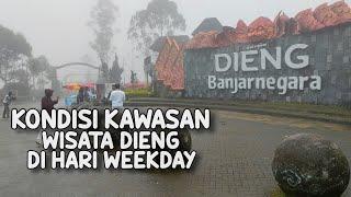 DIENG FULL KABUT, KONDISI KAWASAN WISATA DIENG KETIKA DI HARI WEEKDAY