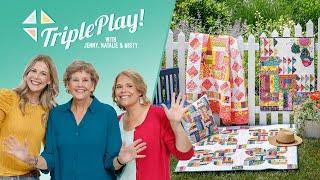 Triple Play: How to Make 3 NEW Fence Rail Quilts - Free Quilting Tutorial