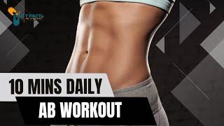 10 MIN ABS WORKOUT—At Home Total Core Routine