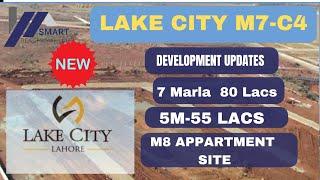 LAKE CITY LAHORE M7 | C4 | DEVELOPMENT UPDATE| M8C | APARTMENT SITE | MIAN RASHID  0302 4445556