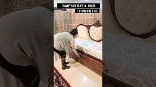 Quick Install Sofa Cum bed | Classical and modular | +918192999135