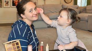 LETTING BRIELLE DO MY MAKEUP!! (2 Years Old)