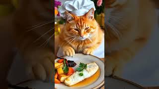 The Culinary Cat: Watch This Adorable Chef Cat #shorts #MishiKiMao #WholesomeContent