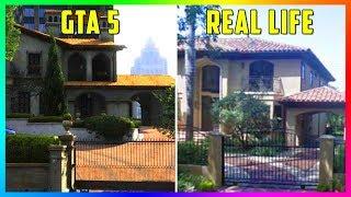 GTA 5 Locations In Real Life - Comparing Los Santos VS Los Angeles & How IDENTICAL They Are! (GTA V)