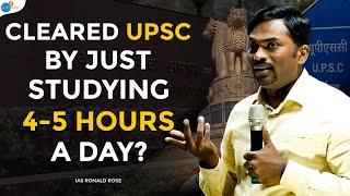 From Sleeping On Railway Platforms To IAS: My Unexpected Journey! | IAS Ronald Rose | Josh Talks