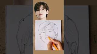 BTS V Kim taehyung drawing