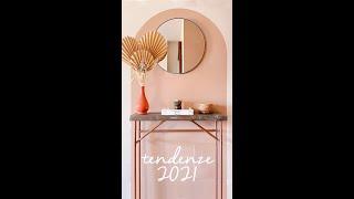 COME ARREDARE CASA SPENDENDO POCO - MAKEOVER dell'INGRESSO di CASA - Tendenze arredo 2021 #SHORTS