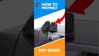 Dry Your Shoes Fast Without Ruining Them- Easy Dryer Hacks!