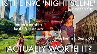 having the NYC 'social life' for the first time ever as an average new yorker // a vlog