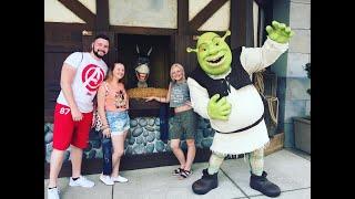 Meeting Shrek and donkey at Universal Studios (also starred on ladbible and pretty 54)