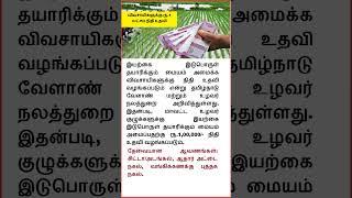 விவசாயிகளுக்கு ரூ.1 லட்சம் நிதி உதவி #shortsvideo #agriculture #subsidy