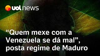 Venezuela ataca Lula em perfil oficial do regime de Maduro: 'Quem mexe com a Venezuela se dá mal'