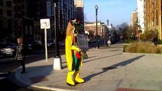 subway dancing man