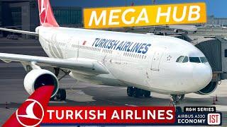 Efficient & MEGA · TURKISH AIRLINES Economy Class A330  Istanbul - Rome  THE Modern Hub