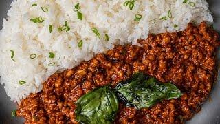 Thai mince chicken | Basil keema Chicken | Thai mince chicken recipe