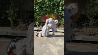 Pennywise broke his back 