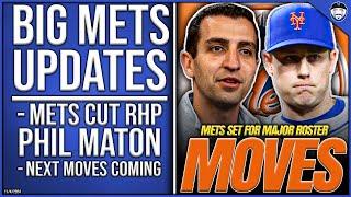 BIG Mets Updates: Mets CUT Phil Maton, MAJOR Roster Moves Coming Today (New York Mets News)