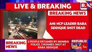 Breaking News: NCP Leader Baba Siddique Shot Dead: ANI | Republic TV