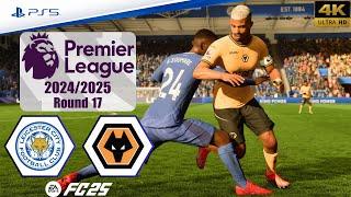 FC 25 - Leicester City vs. Wolverhampton | Premier League 24/25 | Full Match | PS5™[4K]