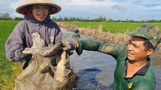 Cảnh Bắt Cá Lau Kiếng Có Một Không Hai Lần Đầu Mới Thấy_Bắt Trong Tích Tắc Đầy Túi #ỐcNhỏMiềnTây