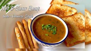 Hot and Sour Soup Recipe | Healthy vegetable soup | Veg Chinese Hot and Sour Soup Indo Chinese style