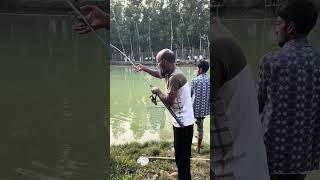 Fish Hunting! Catching Big Fish By Rod #shorts