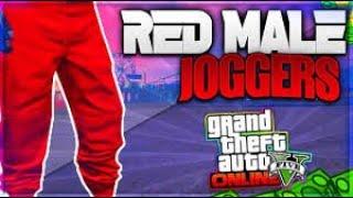 HOW TO GET RED JOGGERS *EASY* GTA V ONLINE