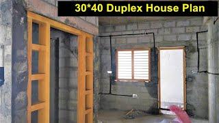 30 * 40 Duplex house plan - A2Z Construction