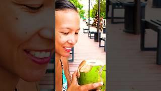Fresh Coconut  in #costarica  #healthylifestyle #healthyfood #yummy #traveling #puravida