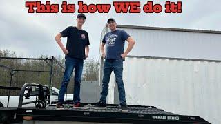 This is how WE take off our sled-deck!