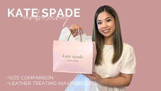 Kate Spade bag reveal/unboxing & leather care | @havredeluxe