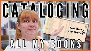 CATALOGING MY LIBRARY!  | How many books do I own?!