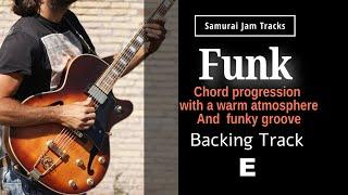 Funk Groove Guitar Backing Track in E major