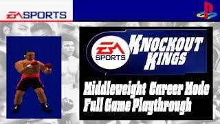 Knockout Kings (Sony Playstation) | Middleweight Career Mode | Full Game Playthrough